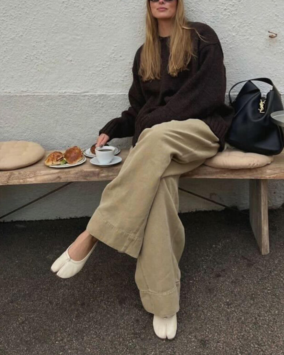 SEAME - Abigail Vegan Leather Flats Black 36