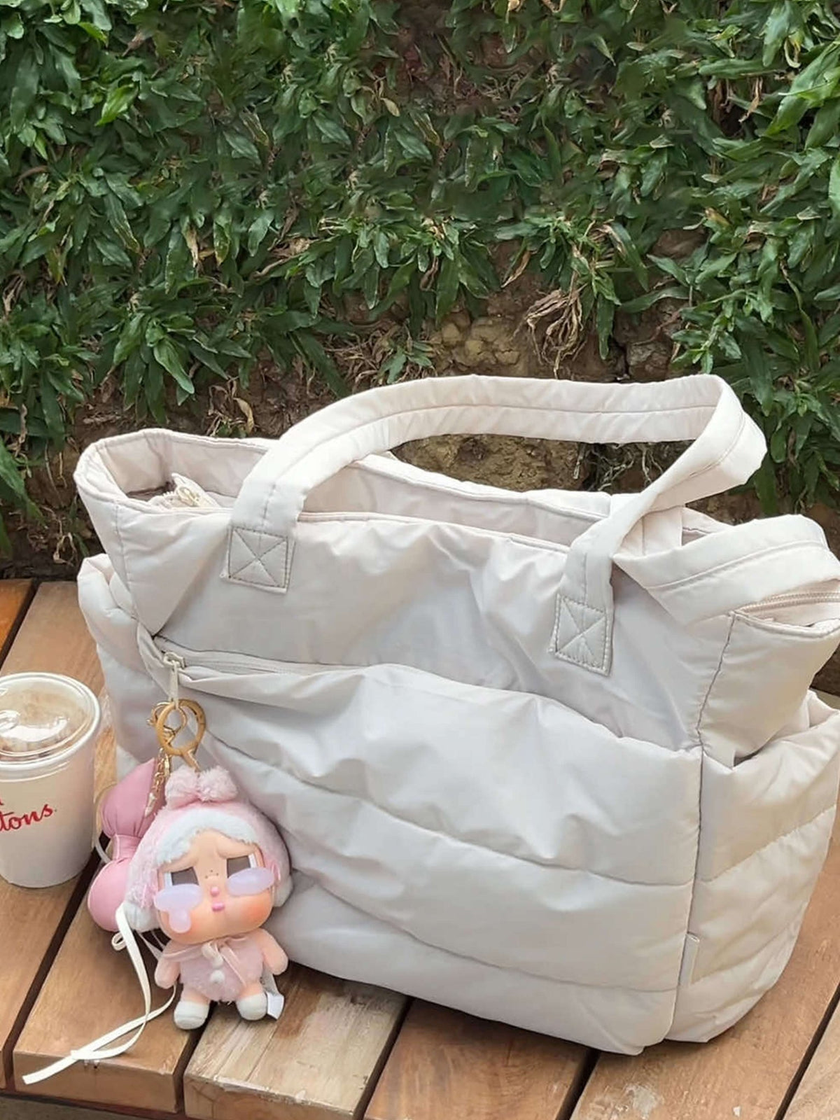 SEAME - Alex Puffer Tote Bag Black Regular