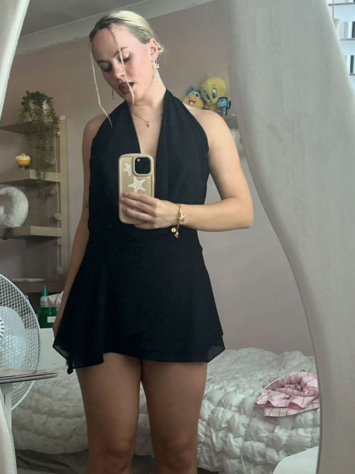 Seame - Andrea Mini Dress Red S