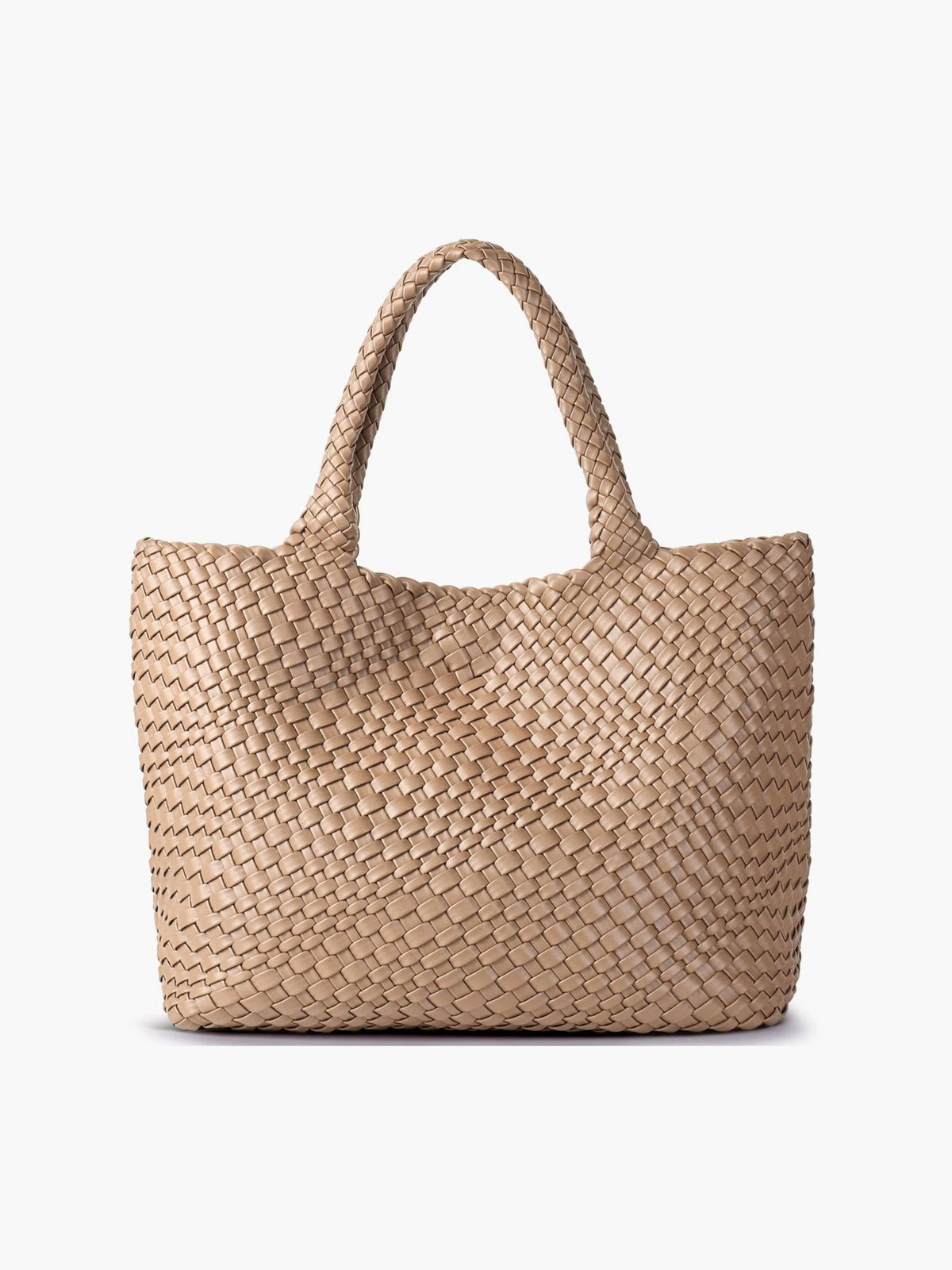 Seame - Cara Woven Shopper Bag XL Beige XL