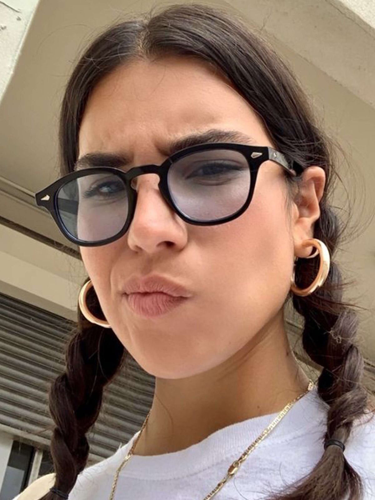 Seame - Clint Sunglasses Black Blue Regular