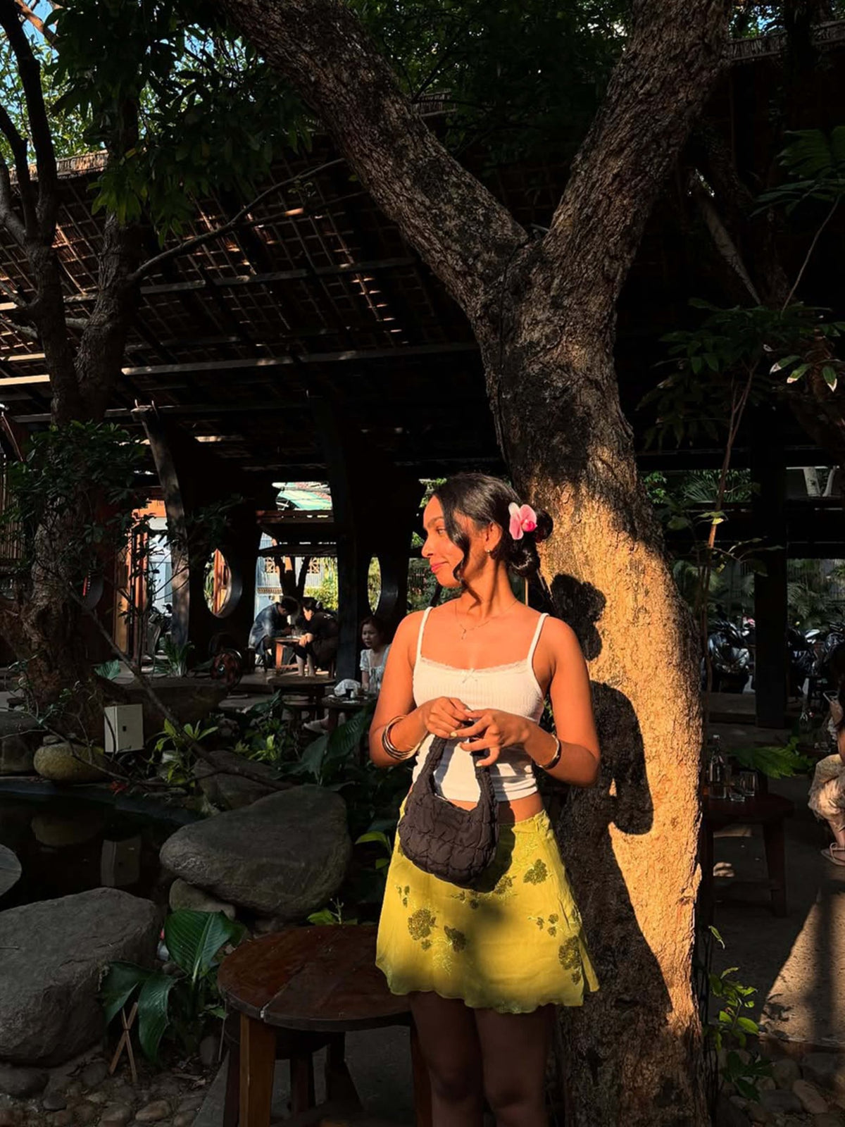 SEAME - Cloudy Puffer Bag Black Regular