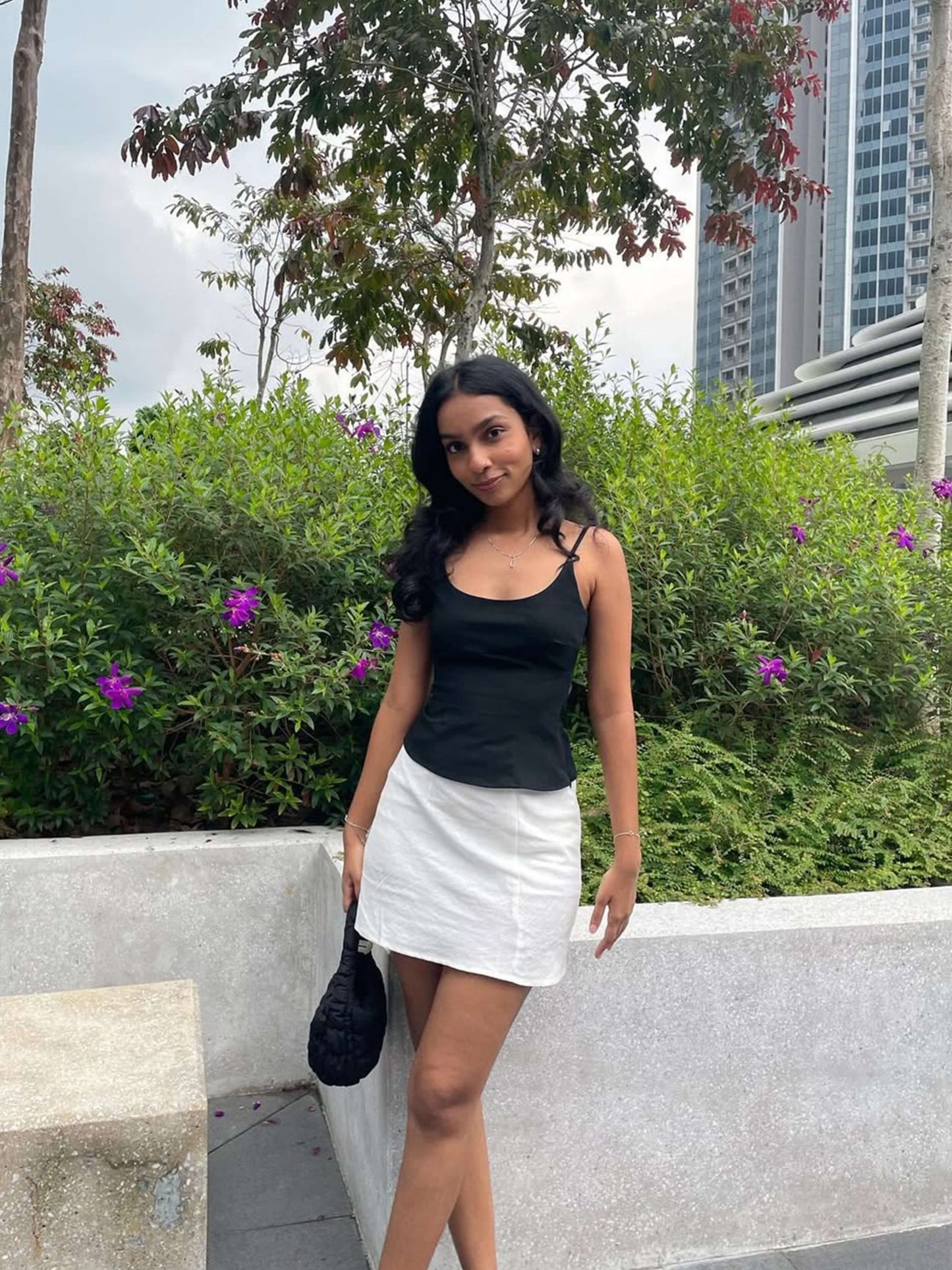 SEAME - Cloudy Puffer Bag Black Regular