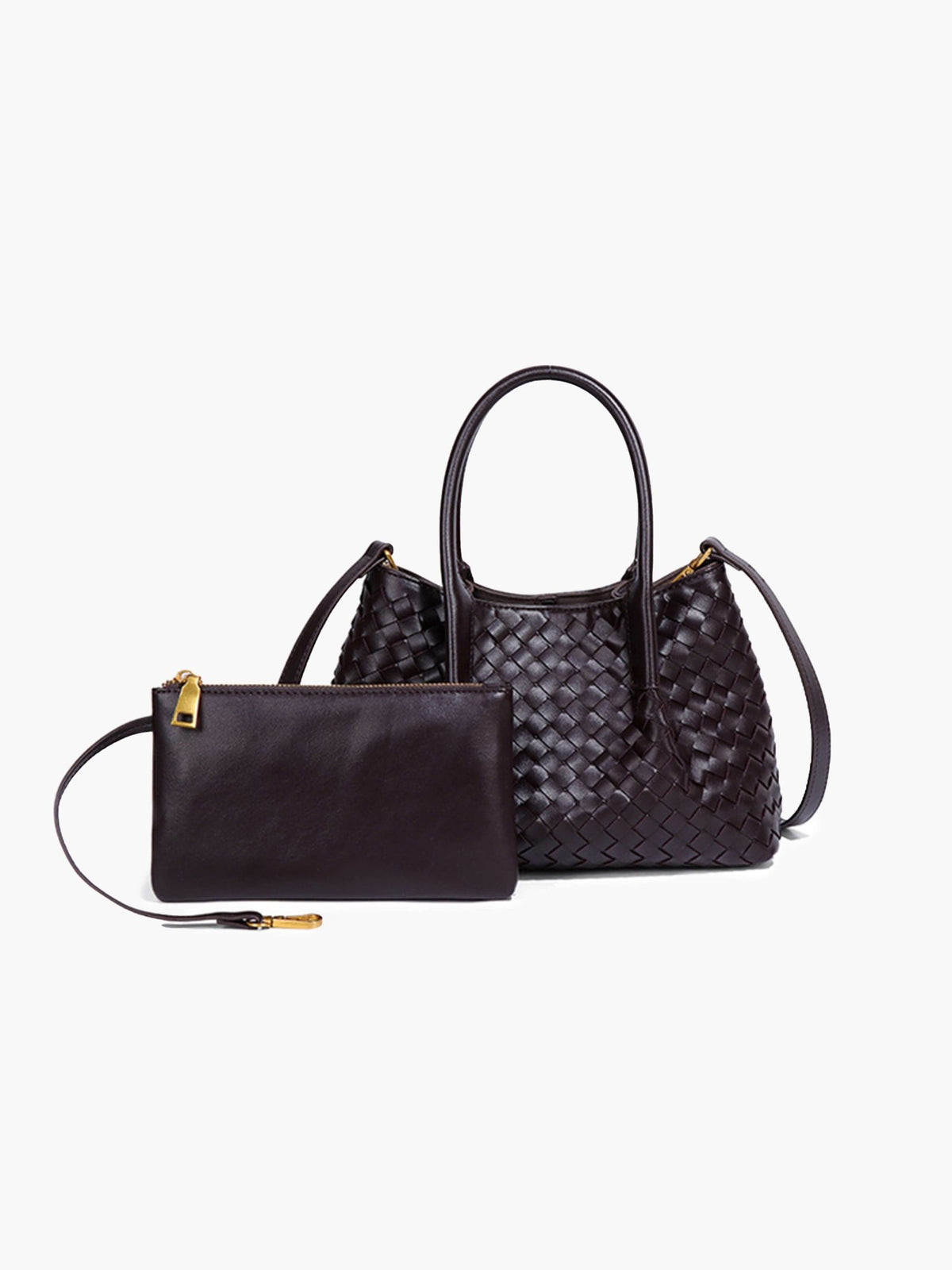 SEAME - Gracie Woven Bag Brown Regular