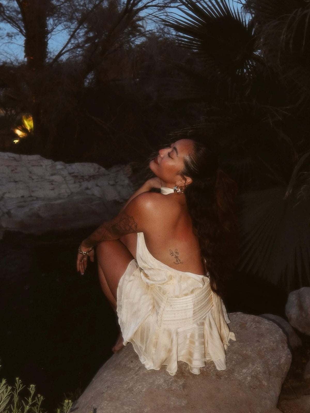 Seame - Loren Mini Dress Apricot S