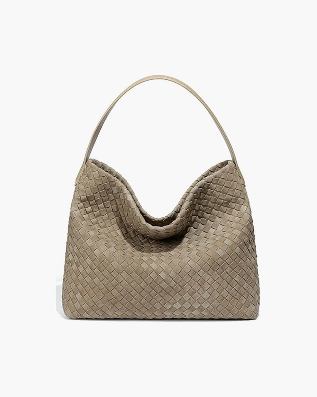 SEAME - Marceline Suede Tote Bag Beige Regular