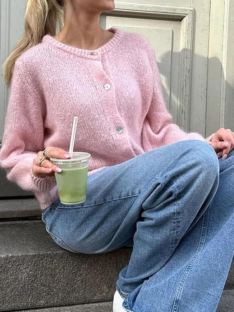 Seame - Marlowe Knitted Cardigan Leoprint S