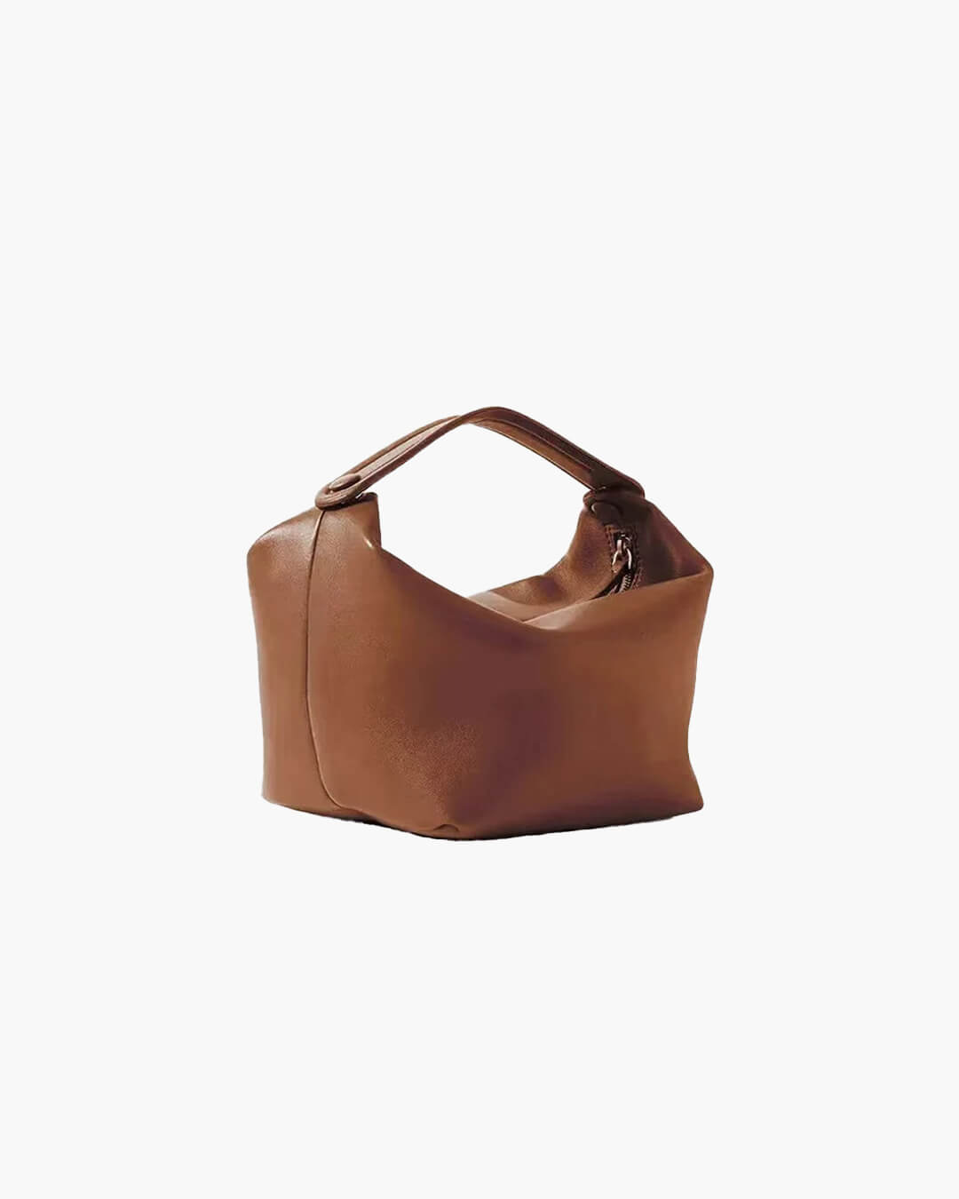 SEAME - Penelope Women's Handbag - Genuine Leather with Unique Niche Design Brown