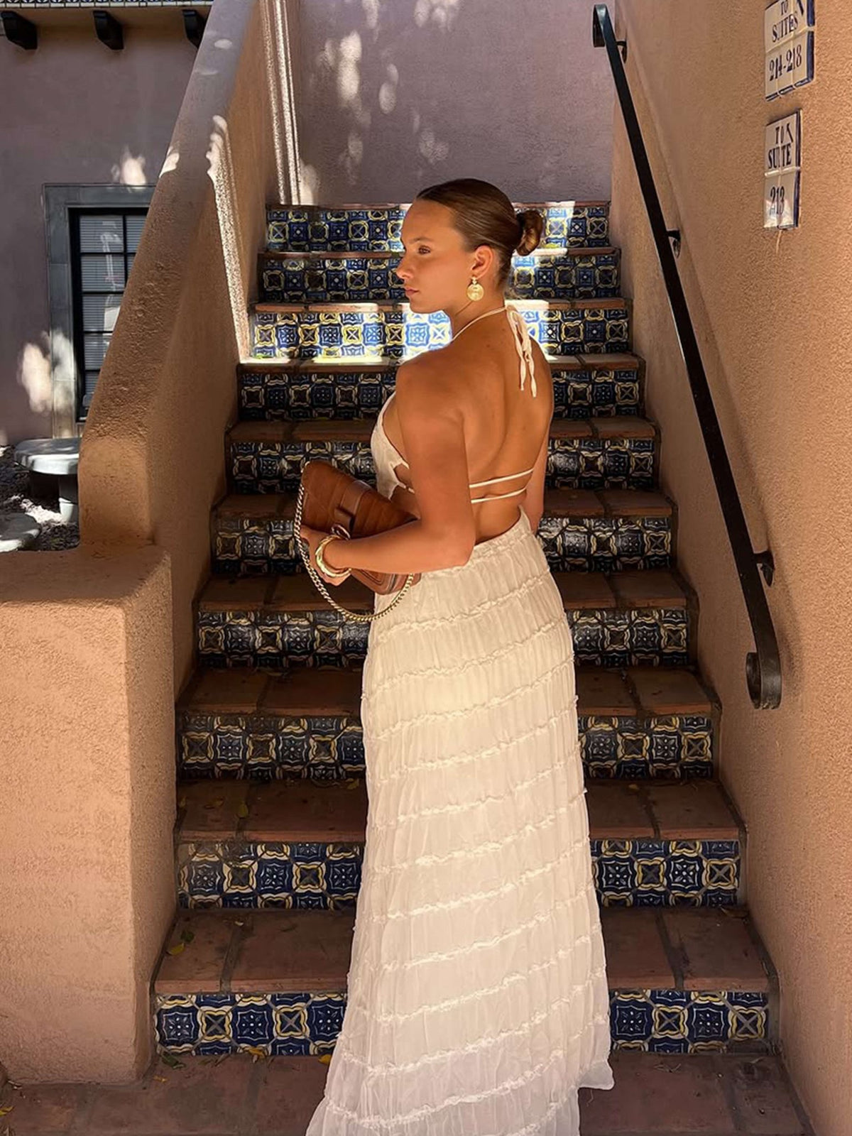 Seame - Valerie Maxi Dress White S