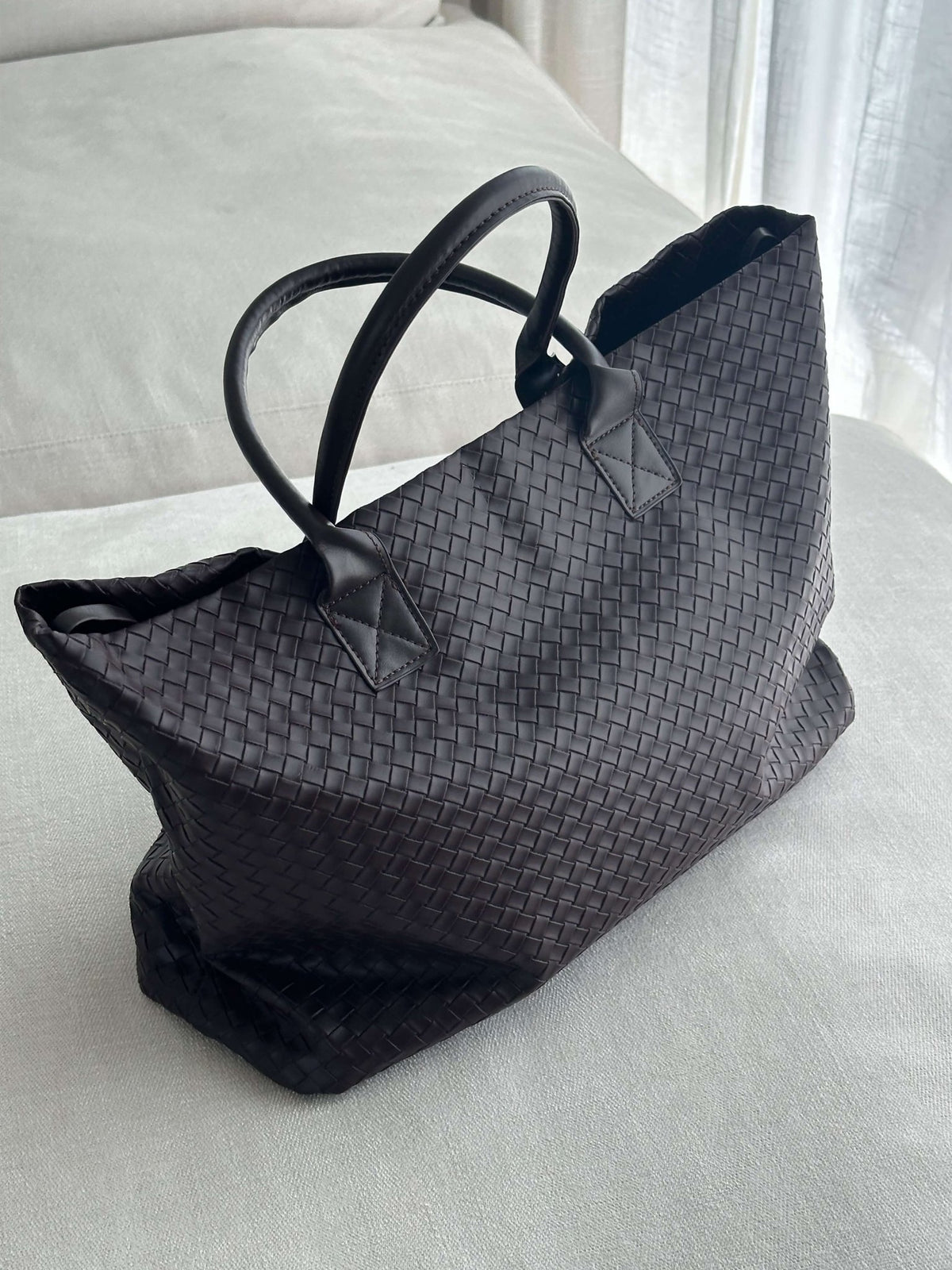 SEAME - Zarina Woven Bag Black Regular