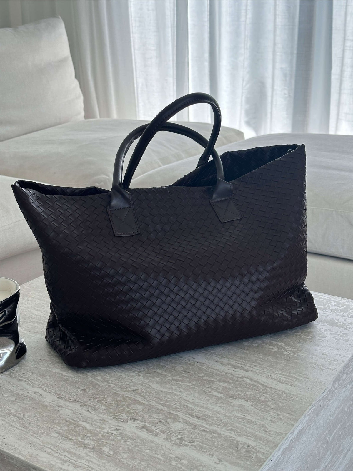 SEAME - Zarina Woven Bag Black Regular