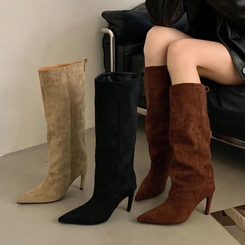 SEAME - Karyl Knee High Boots Coffee 37