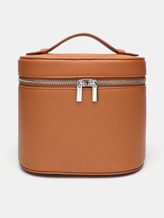 SEAME - Maricar - Travel Makeup Bag Organizer with Large Capacity & Stylish Design Brown Regular